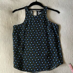 J.Crew razor back print tank top